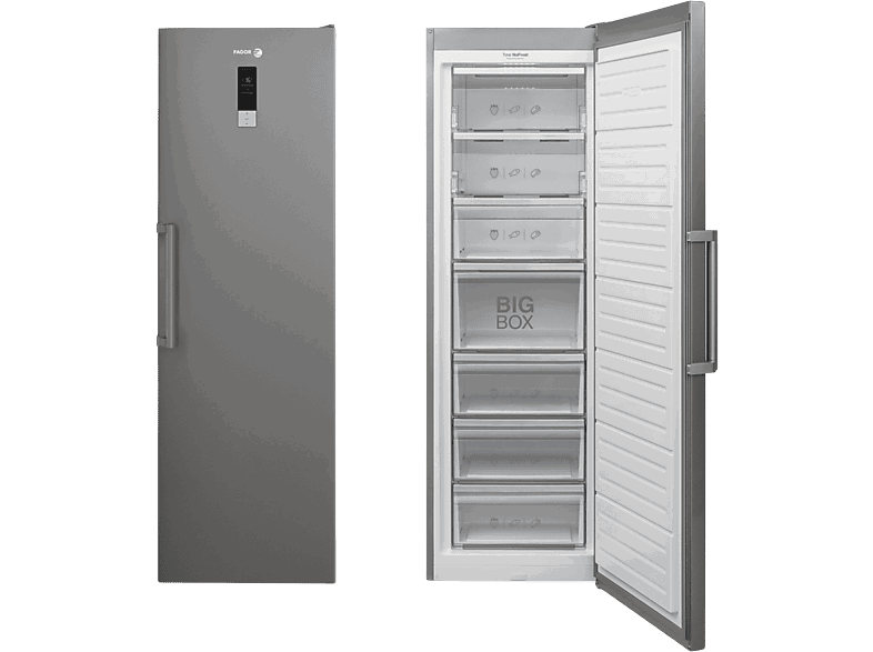 Fagor 3ZFK-1875X, 280 l, No Frost, Super congelación, 186 cm, Inox