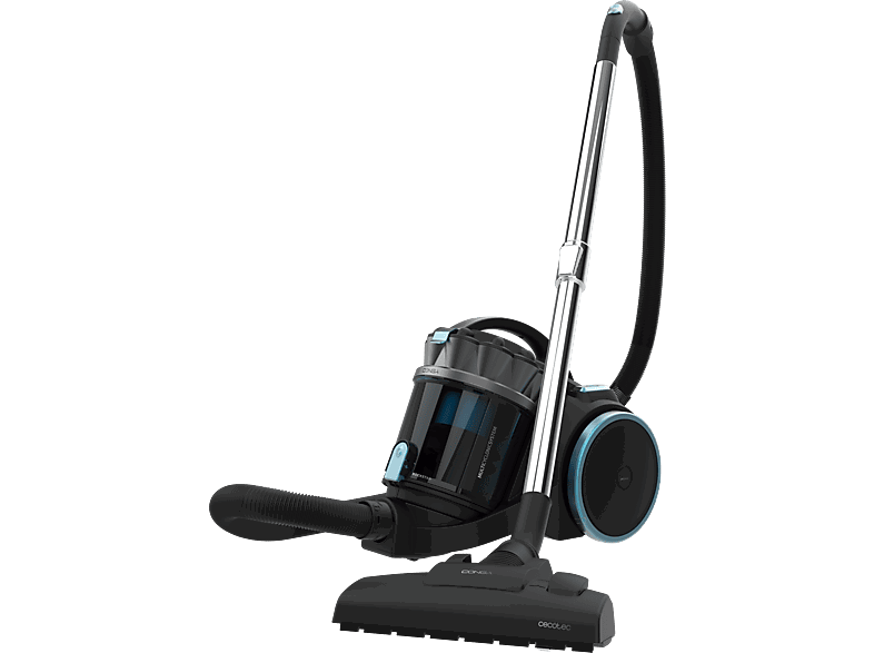 Cecotec Conga Rockstar Multicyclonic XL Animal Plus, Ciclónico, 800 W, 20 kPa, 4 L, Compacto, Mascotas, Muebles, Black