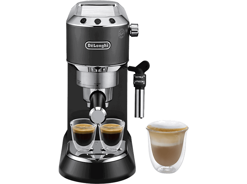 De'Longhi Dedica EC685.BK, 1300 W, 15 bar, Thermoblock, Espresso manual, Función 2 tazas, Negro