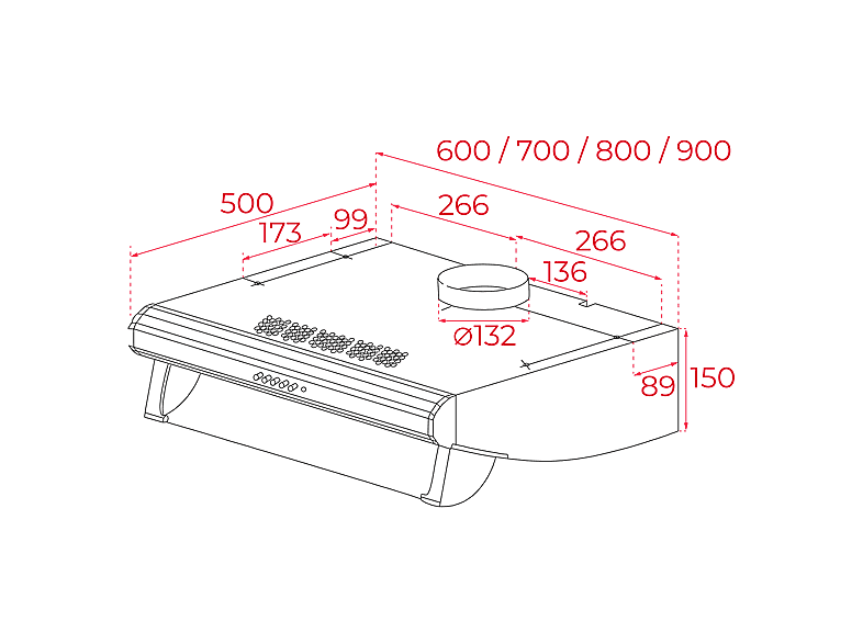 Teka 40466250 C 9420 INOX, 3 Velocidades, 375 m3/h, 2 lámparas, 90 cm, Inox