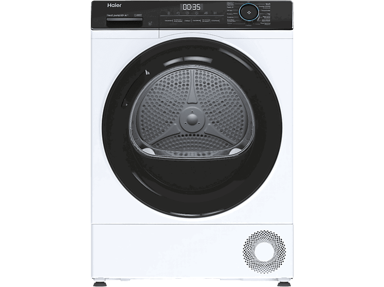 Haier I-Pro Series 3 HD100-A2939E-IB , 10 kg, 15 programas, Función anti-arrugas, Tecnología I-Refresh, Blanco