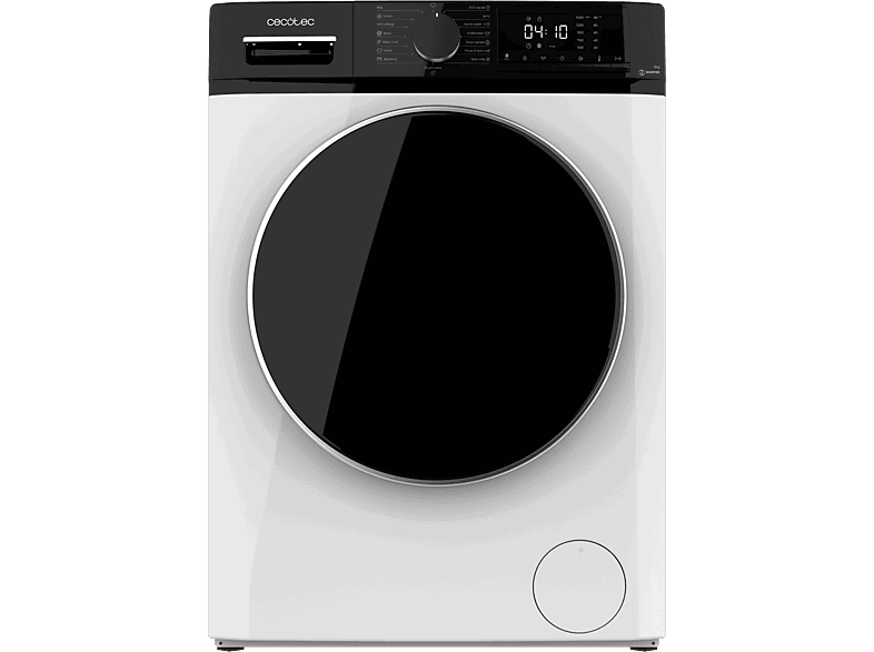 Cecotec Bolero DressCode 8610 Inverter A, 8 kg, 1400 rpm, 15 programas, Clase Motor Plus, Steam Max, White