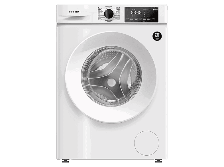 Infiniton WM-F124AWX, 12 kg, 1400 rpm, 15 programas, Blanco