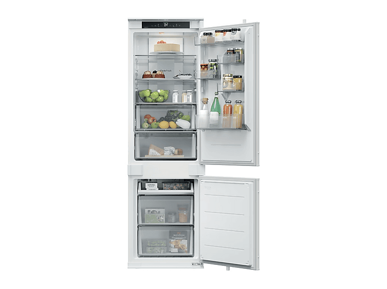 Candy CNBQT3518E, Total No Frost, 177.2 cm, 251 l, Iluminación LED, Blanco