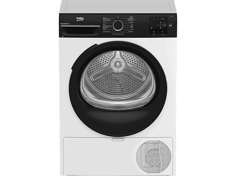 Beko BM3T30230W, 10 kg, 15 Programas, Pantalla digital, AquaWave®, Blanco