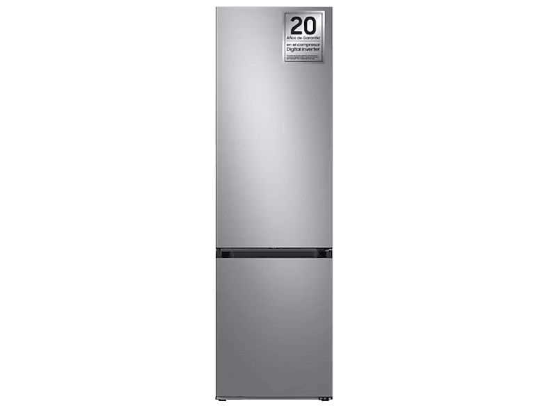 Samsung BESPOKE Smart RB38C7B6AS9/EF, No Frost, 203 cm, 387l, Twin Cooling Plus™, Metal Cooling, WiFi, Inox