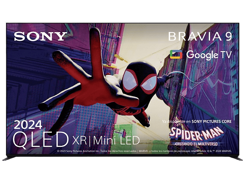 Sony Bravia 9, XR Mini LED, 4K HDR, Google Smart 2024, Gaming PS5, IMAX, Dolby Atmos/Vision, Chromecast, Airplay, 120Hz, 85XR90