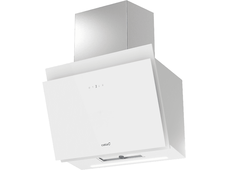 Cata THALASSA PRO 600GWH, 6 Niveles de Extracción, 842 m³/h, 60 cm Ancho, Tira LED, Temporizador, Blanco