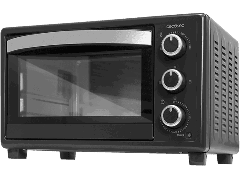 Cecotec Bake&Toast 2300 Black, 1500 W, 23 l, 230°C, 3 modos, Temporizador, Black