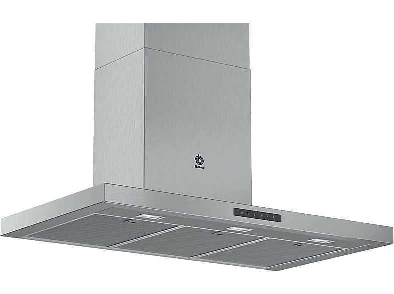 Balay 3BC997GX, 440 m3/h, 4 velocidades, 55 dB, A+, Inox