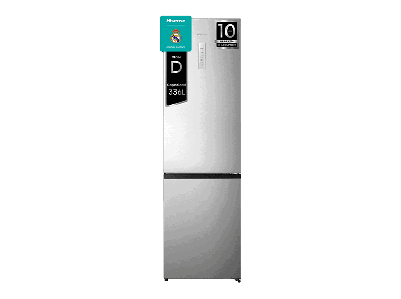 Hisense RB440N4ACD, No Frost, 200.4 cm, 434 l, Multi Air Flow, Acero inoxidable
