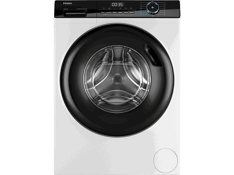 Haier I-Pro Series 3 HW90-BP14939-S, 9kg, 1400rpm, Motor Inverter, Vapor, Antibacterias, Blanco