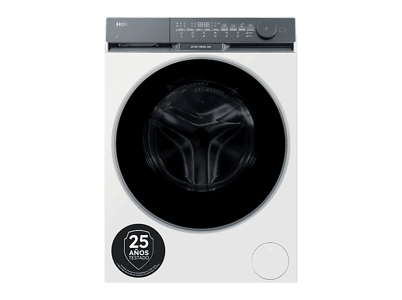 Haier X9 Series HW100-BD14387US, 10 kg, 1400 rpm, Aquastop, Vapor, Tambor XL, Blanco