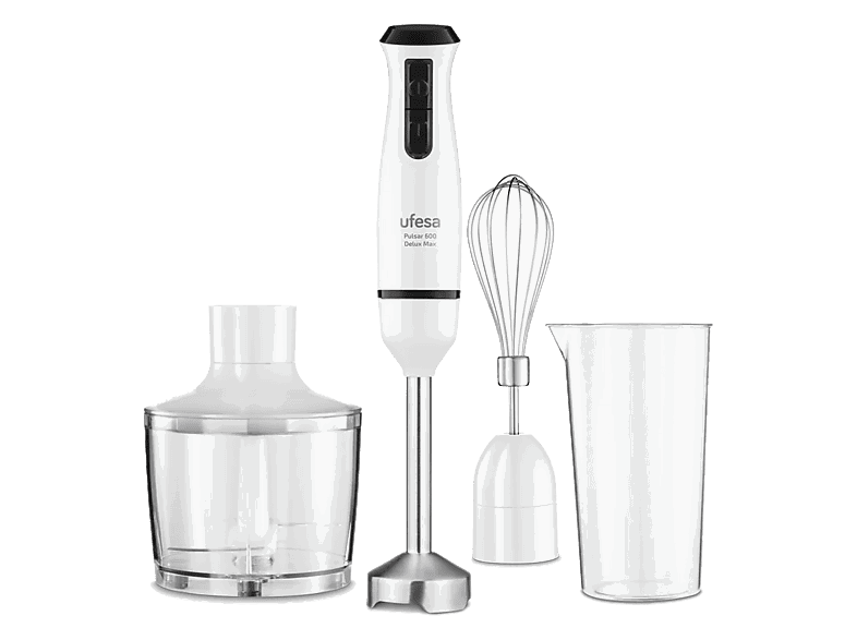 Ufesa Pulsar Delux Max, 600 W, Totalmente variable, Blanco