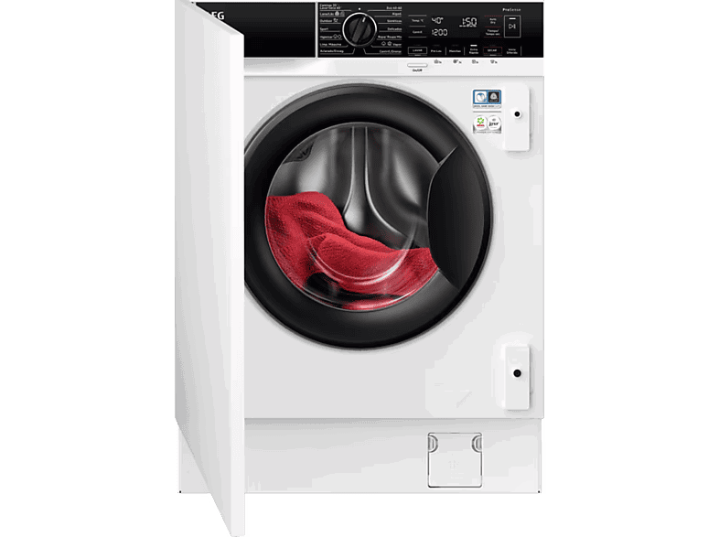AEG LWN7E8636F, 8Kg + 4kg, 1600 rpm, 15 programas, Función Vapor, Sin panelar