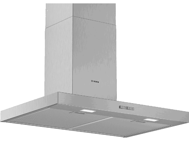 Bosch DWB76BC50, Decorativa, 590 m³/h, 3 potencias, Iluminación LED, 75 cm, A, Inox