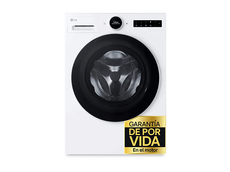 LG F4X7513TWS, 13 kg, 1400 rpm, 23 programas, AI Wash™, TurboWash™, Blanco marfil