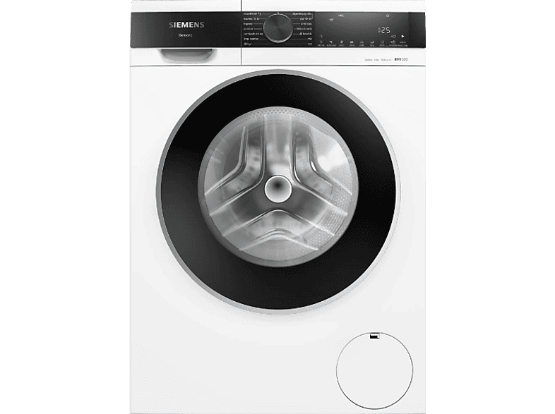 Siemens WG44G2ZAES, Serie IQ500, 9 kg, 1400 RPM, 17 programas, Smart Finish, programa AntiManchas, Blanco