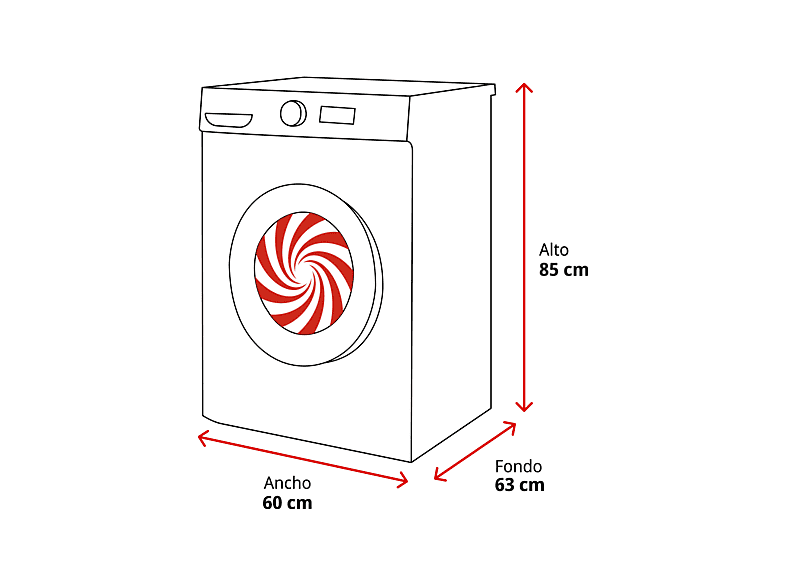 Beko BM3T39220WB, 9 kg, 15 Programas, Optisense, Blanco