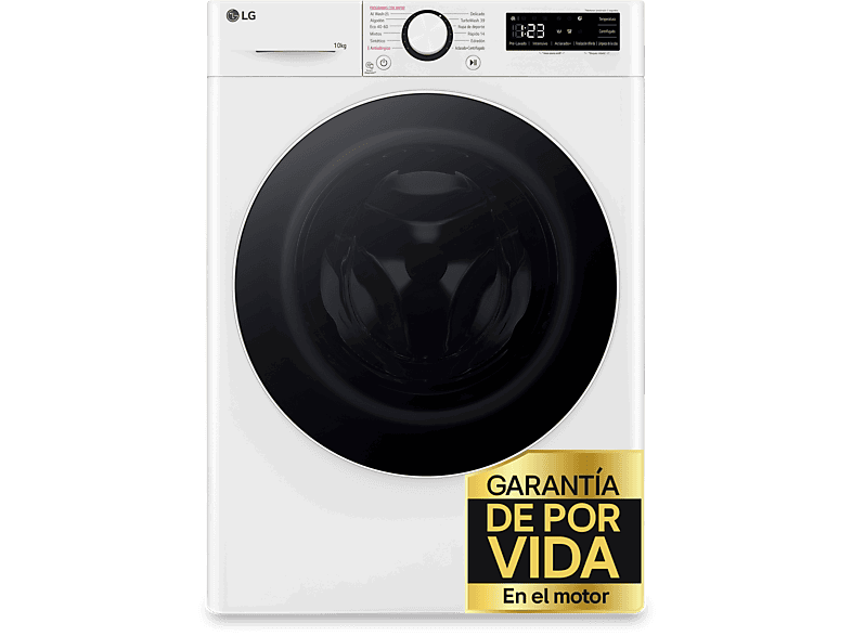 LG F4WR6010A0W, Serie 600, 10 kg, 1400 rpm, 12 programas, AI Direct Drive™, TurboWash™360˚, Blanco