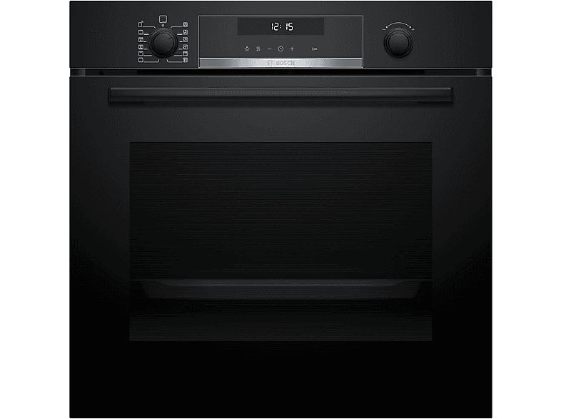 Bosch HBG578EB7, Serie 6, Multifunción, Pirolítico, 71 l, 3d Hotair, Función Air Fry, 60 cm, Negro