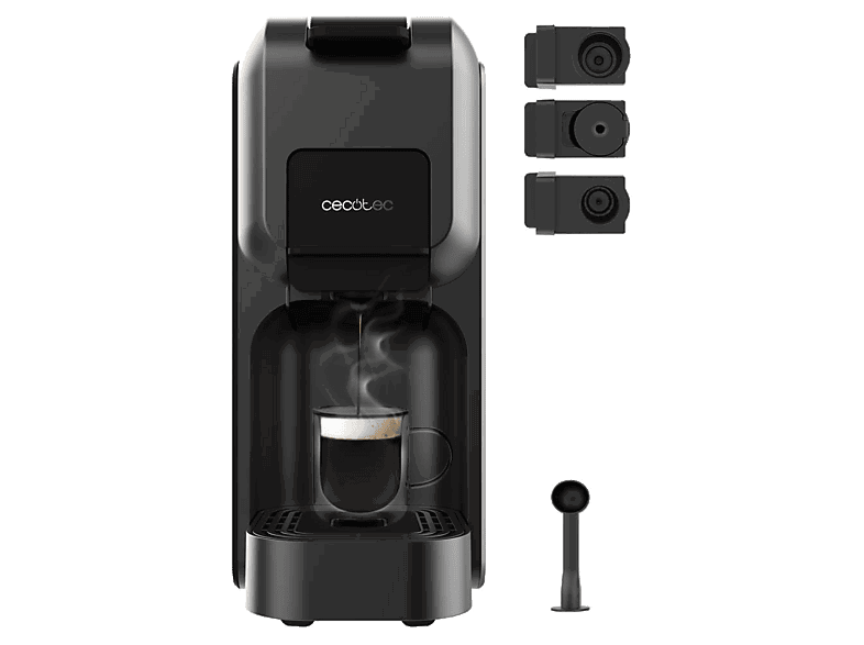 Cecotec FreeStyle Compact Black, 20 bar, 800 ml, 1350 W, Negro