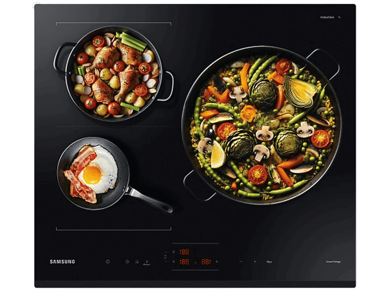 Samsung NZ63B5045GK/U1, 3 Zonas Flex, 59 cm, Wifi, Negro