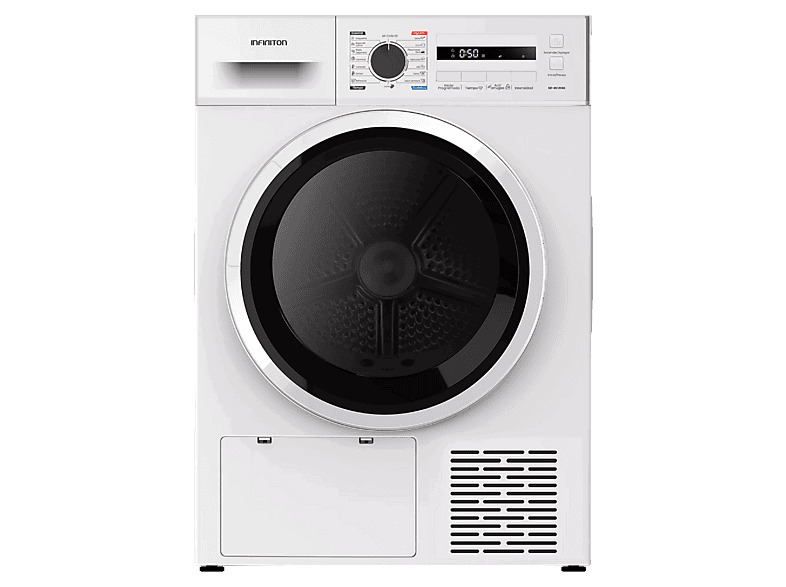 Infiniton SD-BC7EWL, 7 kg, 16 programas, Display LED, Función Easy Play, Antiarrugas, Mi Ciclo, Blanco