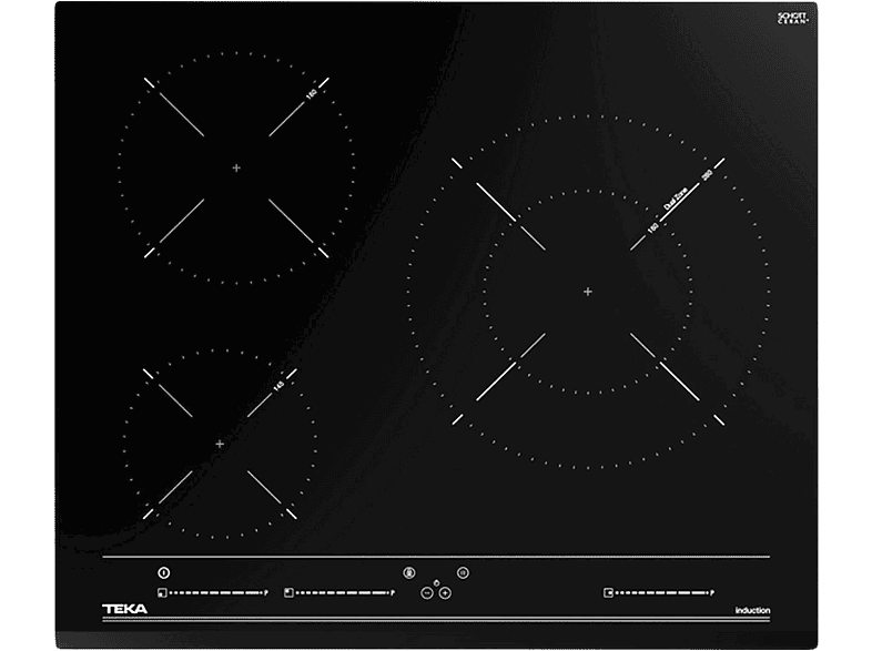 Teka IZC 63015 MSS, 3 zonas, Zona grande 28 cm, Touch Control, 60 Negro