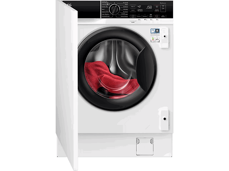 AEG LWN8E8636F, 8 kg +4 kg, 1400 rpm, Pro Steam, Display XL, Sin panelar