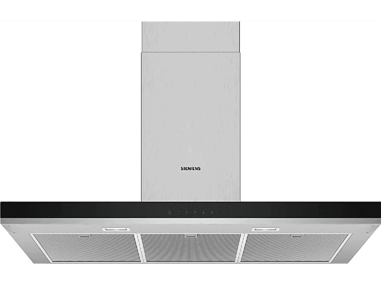 Siemens LC96BHM50, 604 m³/h, 4 potencias, 90 cm, Inox
